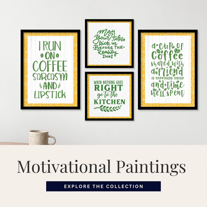 Motivational Set of -4 (Black)