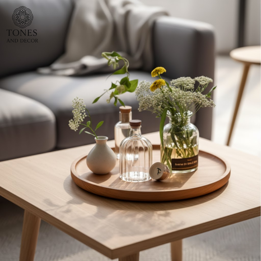 Premium Round Mango Wood Serving Plate