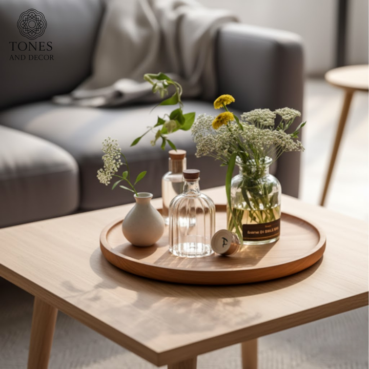 Premium Round Mango Wood Serving Plate