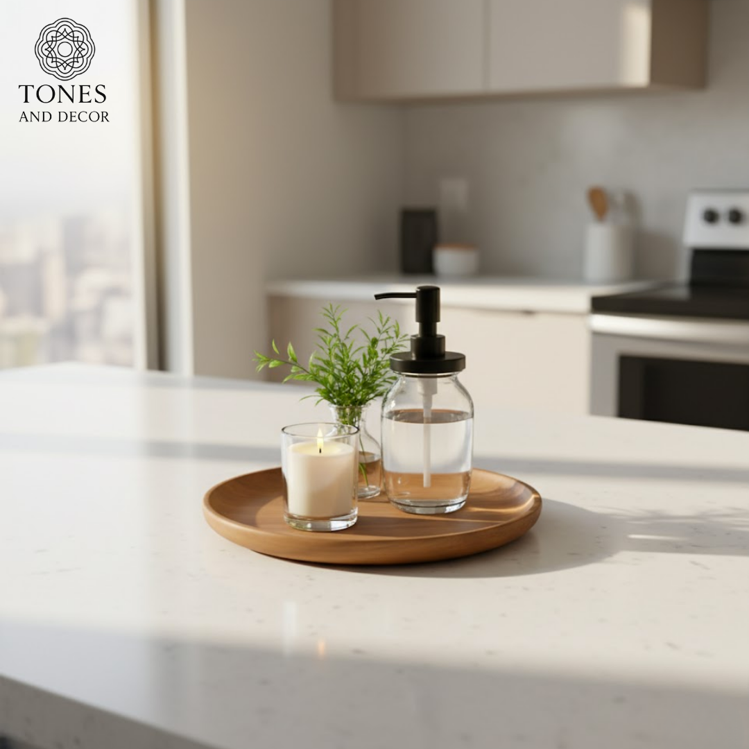 Premium Mango Wood Round Decorative Serving Plate