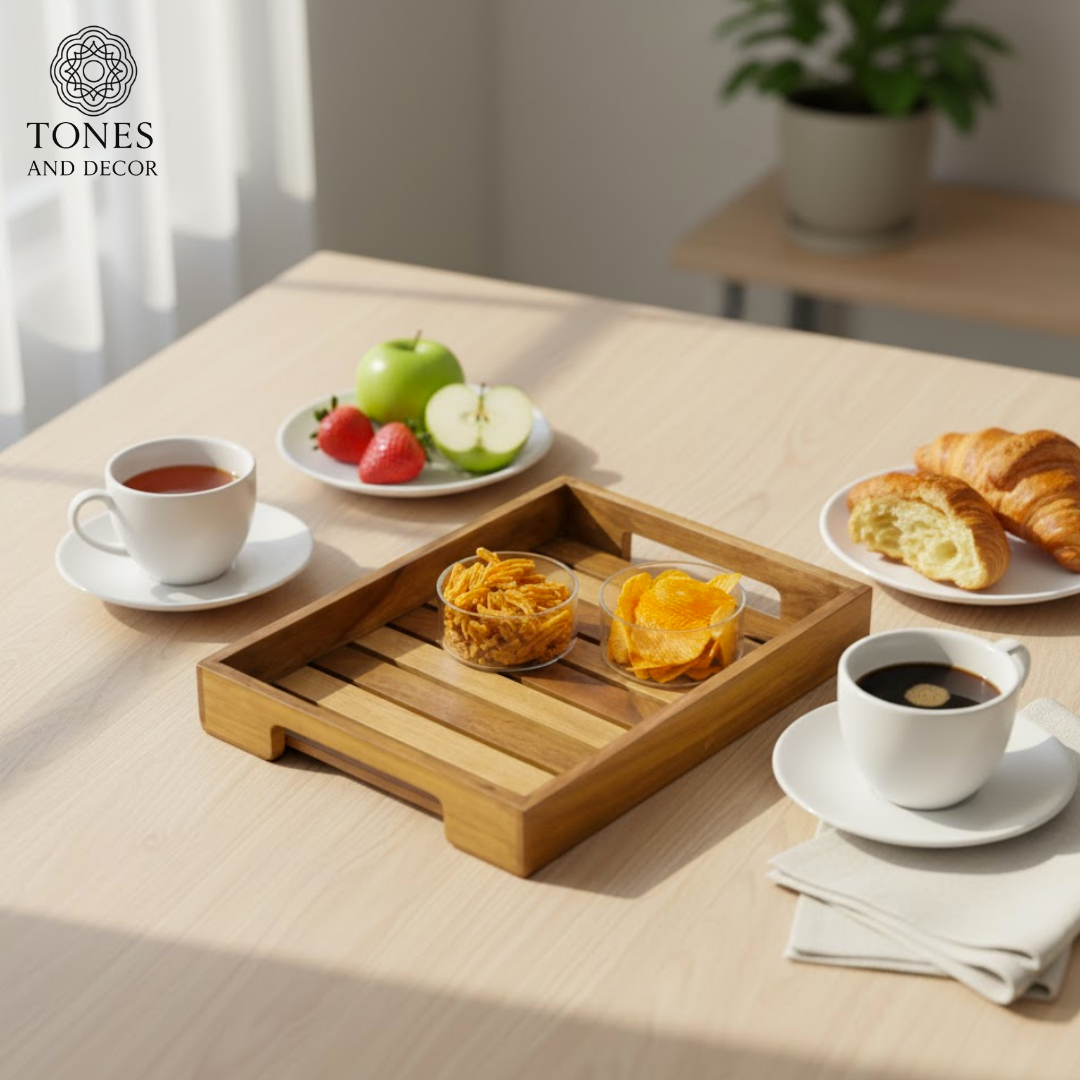 Handcrafted Mango Wood Serving Tray