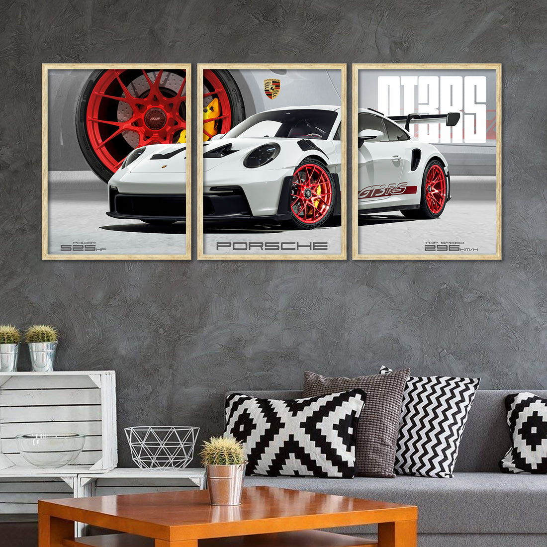 Big Porsche Cars Framed Posters
