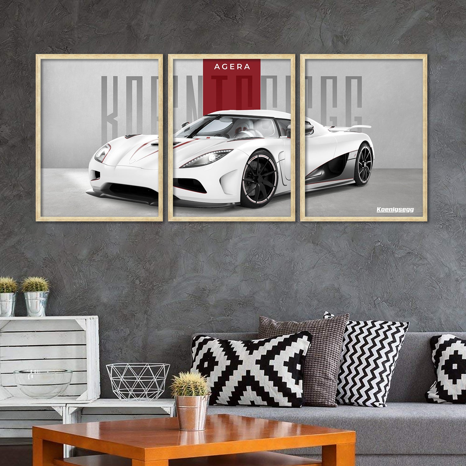 Big Koinegsegg Cars Framed Posters