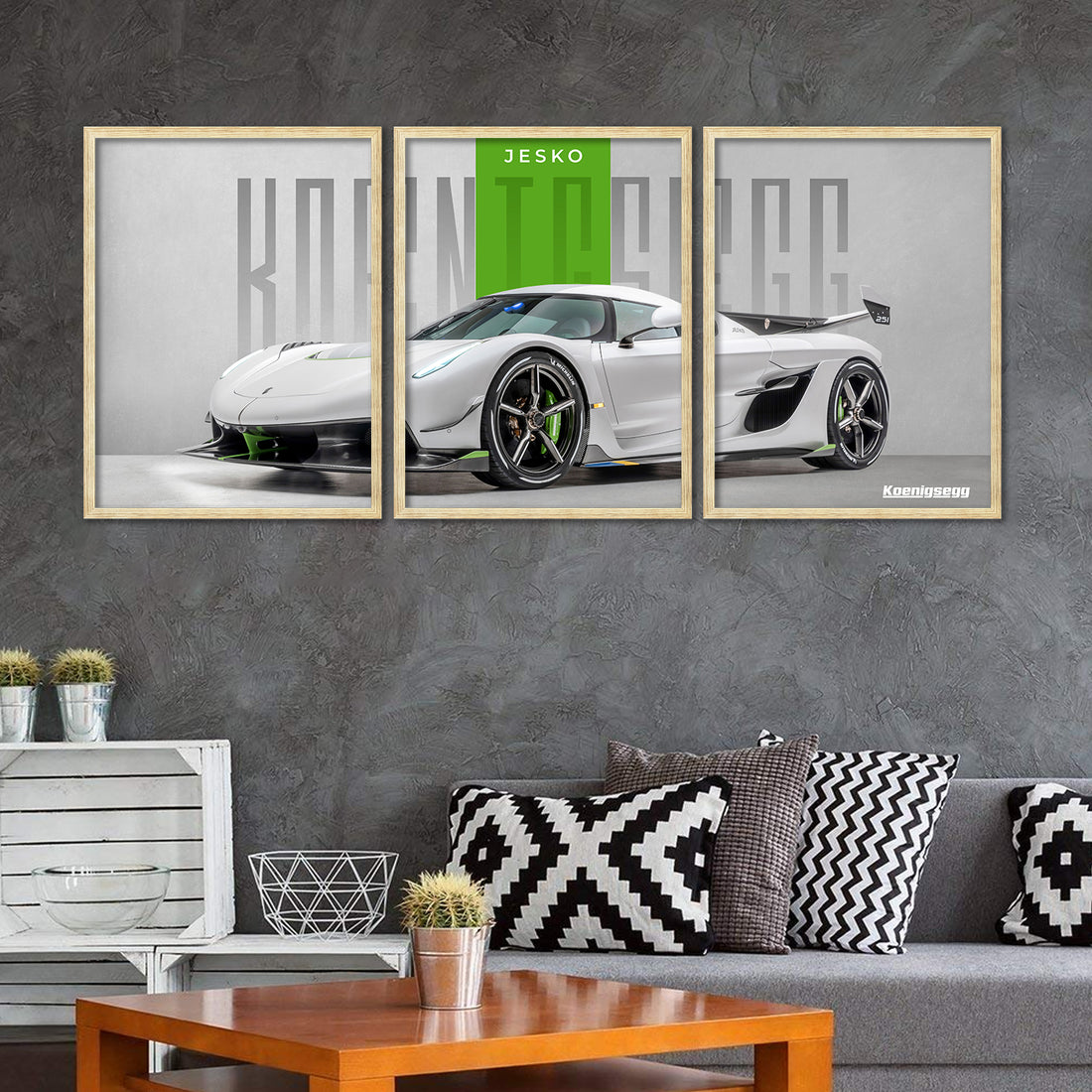 Big Koinegsegg Cars Framed Poster