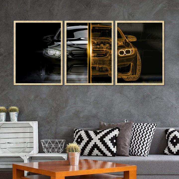 Big BMW Car Framed Posters
