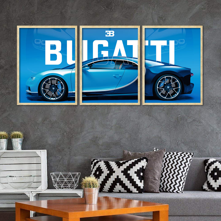 Big Bugatti Cars Framed Posters