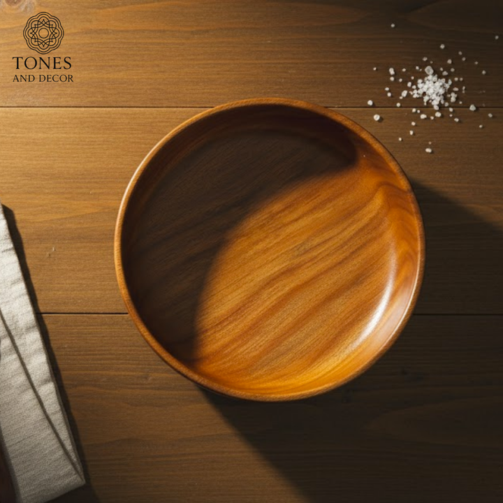 7-Inch Handcrafted Mango Wood Bowl | Natural Finish | Multipurpose Kitchen & Dining Bowl