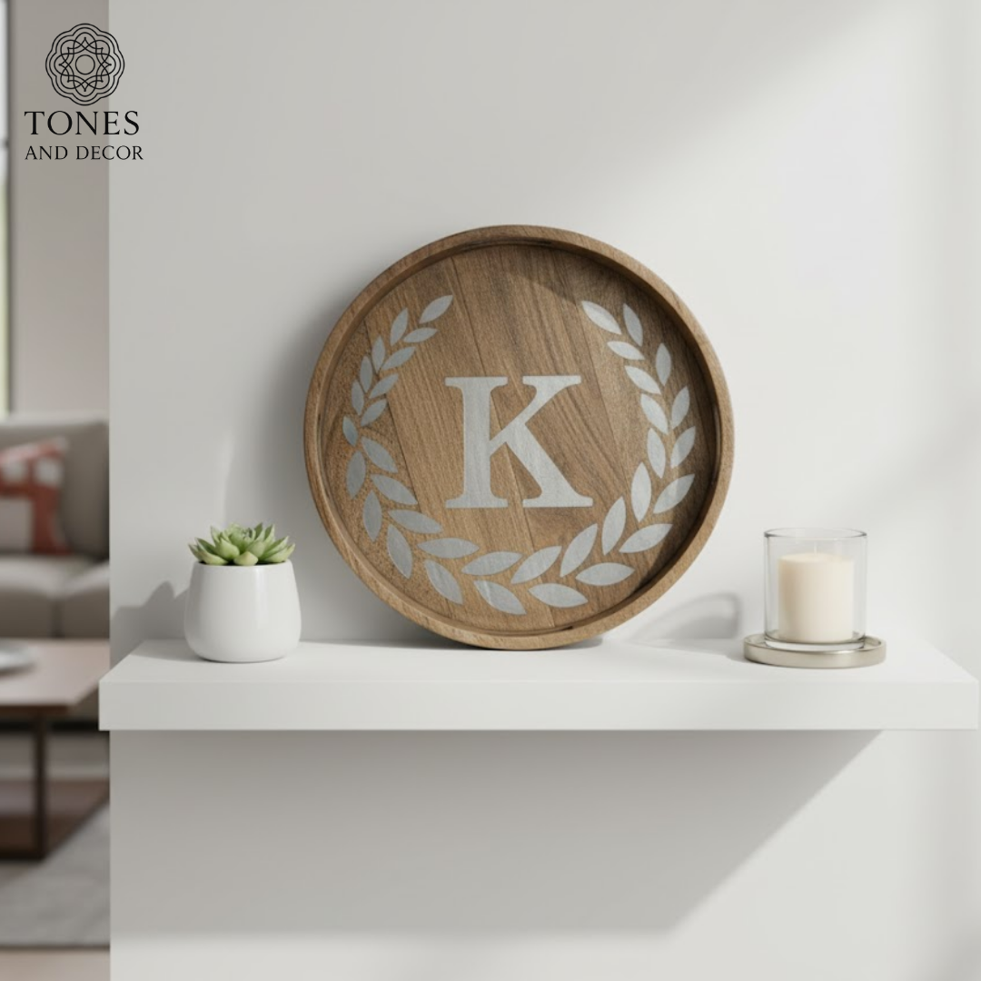 Premium Round Mango Wood Serving Plate