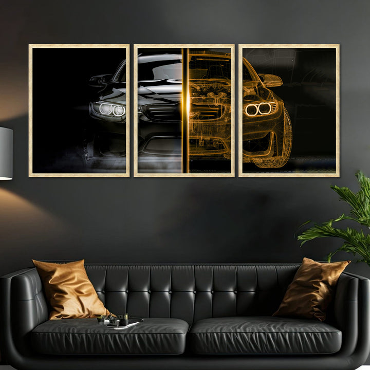Big BMW Car Framed Posters