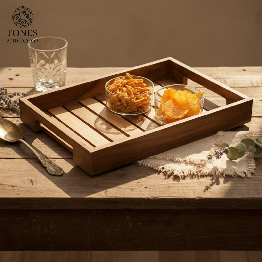 Handcrafted Mango Wood Serving Tray
