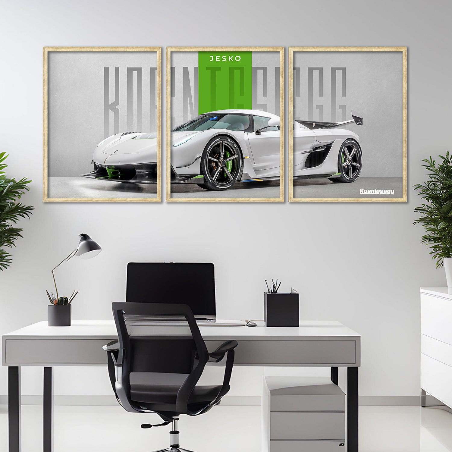 Big Koinegsegg Cars Framed Poster