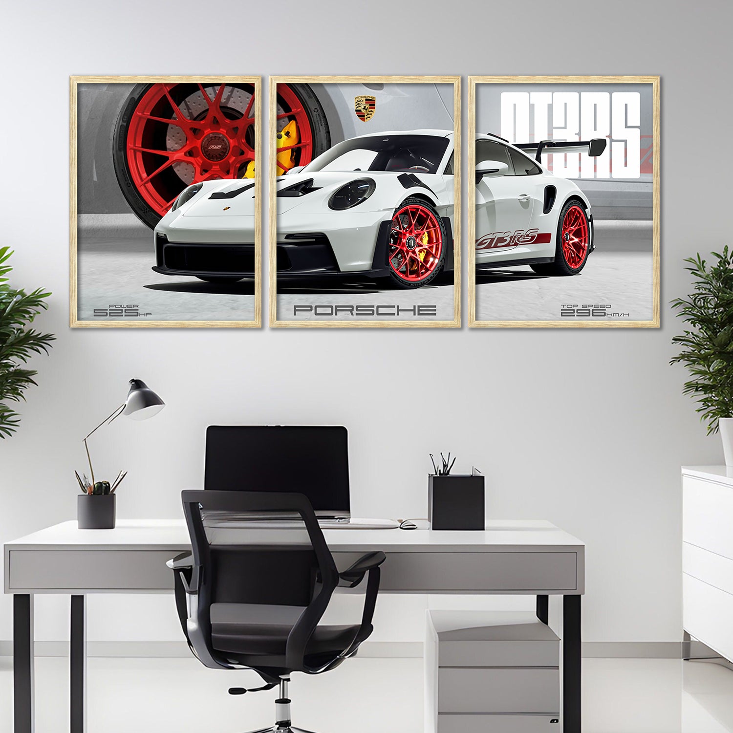 Big Porsche Cars Framed Posters
