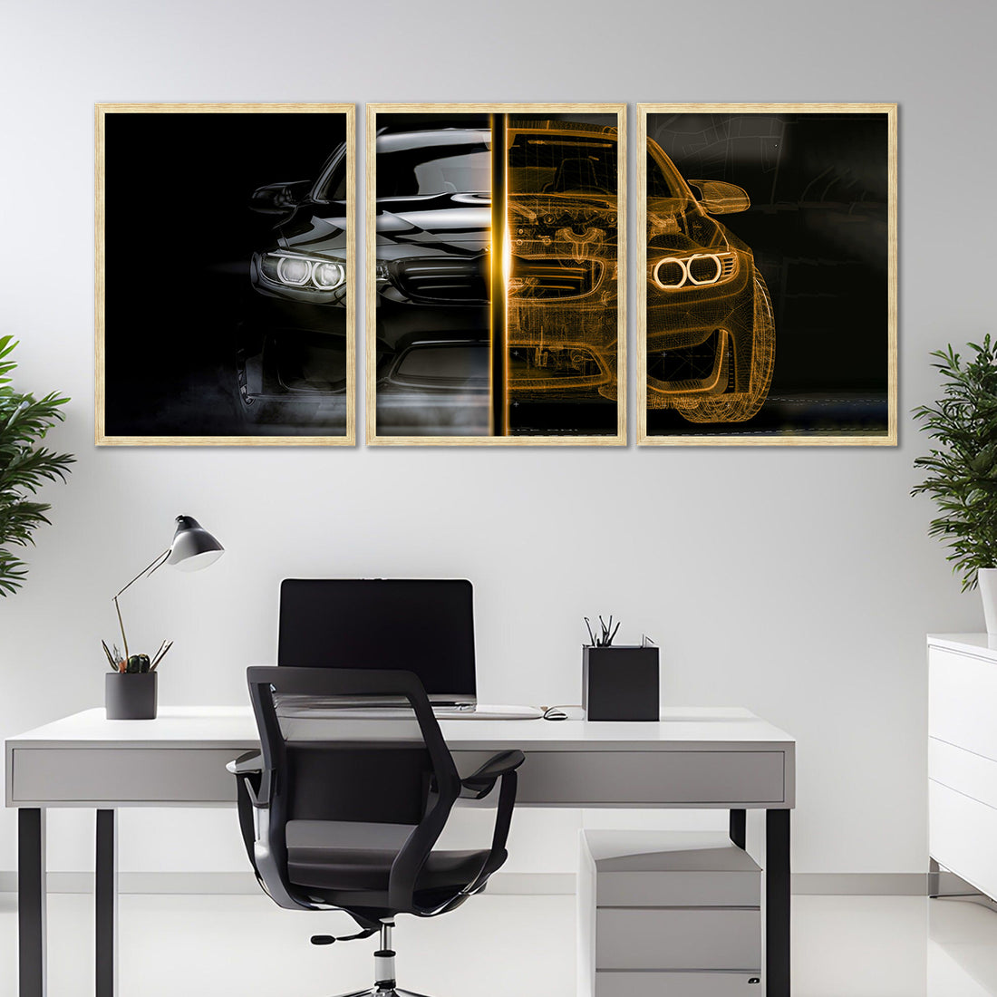 Big BMW Car Framed Posters