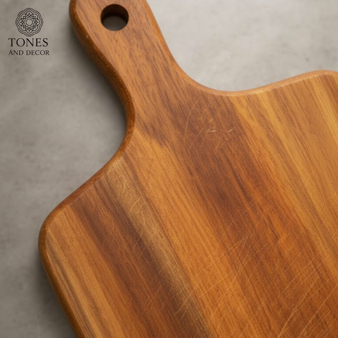 Handcrafted Long Wooden Chopping & Serving Board – 61 cm Designer Board