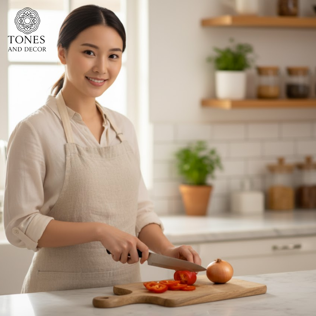 Handcrafted Paddle-Style Wooden Chopping & Serving Board – 35.5 × 20.32 cm