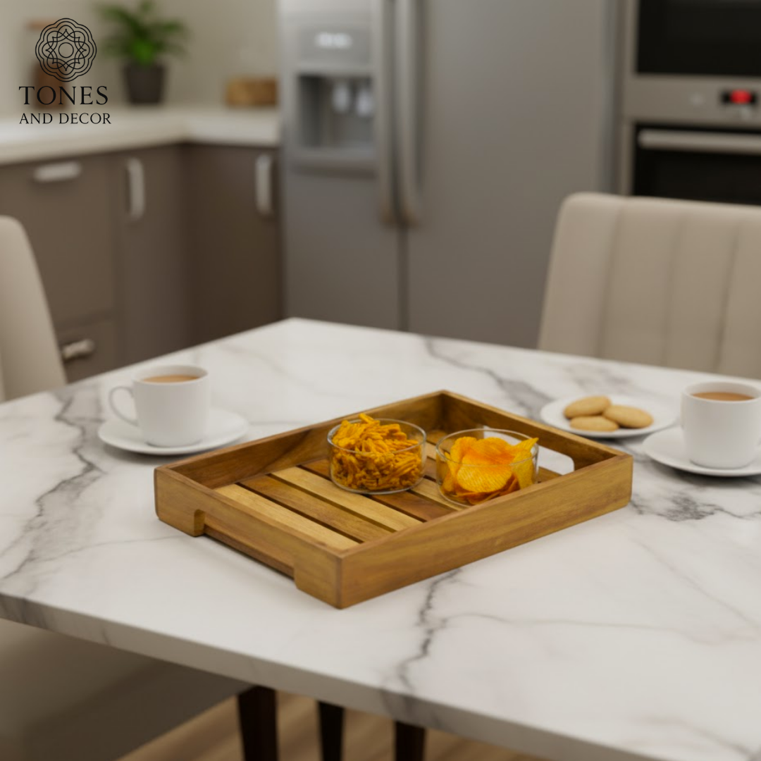 Handcrafted Mango Wood Serving Tray