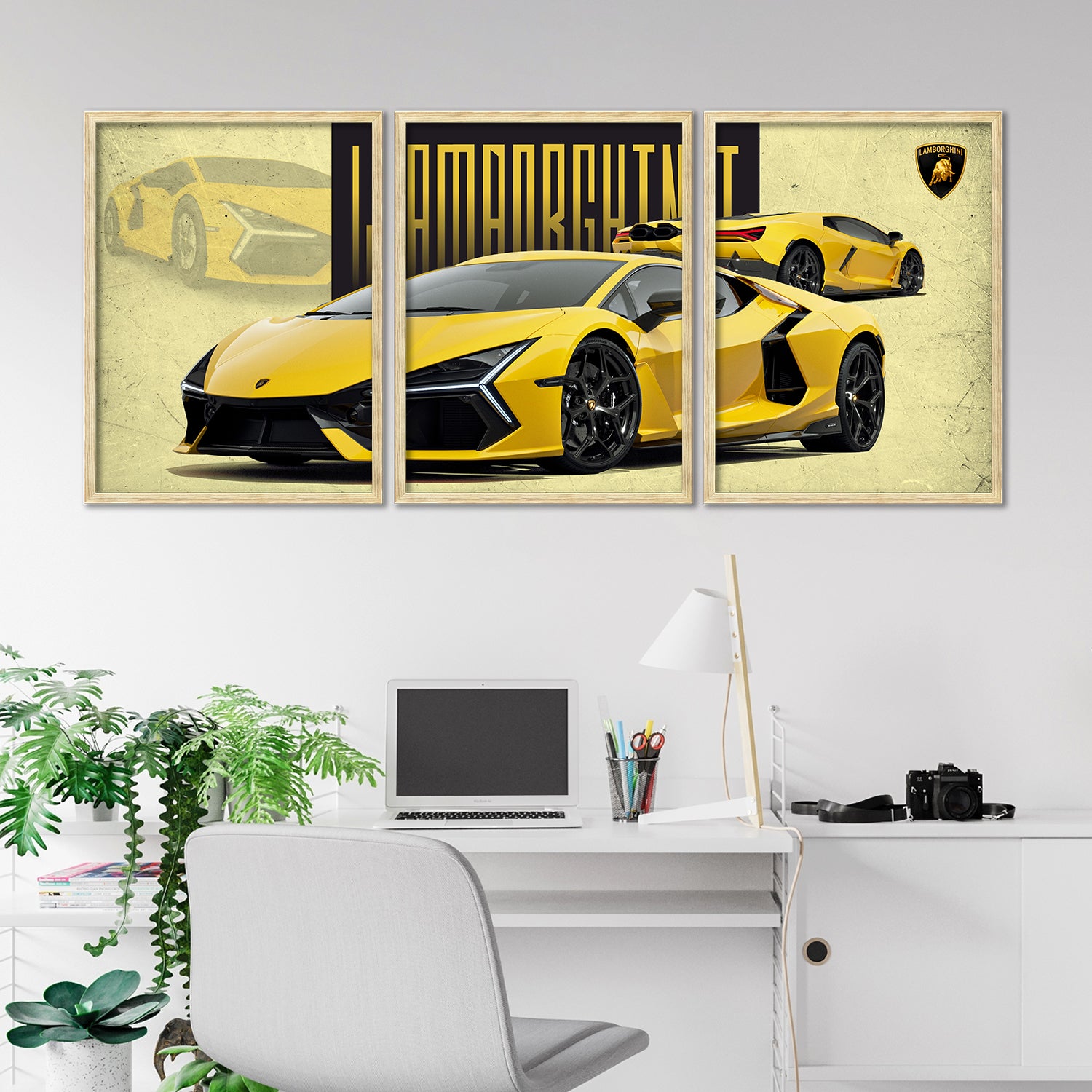 Big Lamborghini Cars Framed Posters