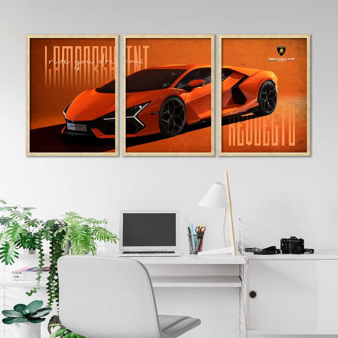 Big Lamborghini Cars Framed Posters