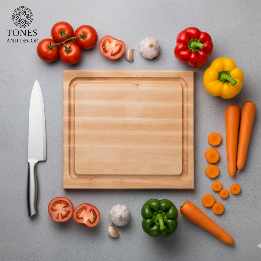 Extra-Large Wooden Chopping Board with Deep Juice Groove – 61 cm Professional Board (Copy)