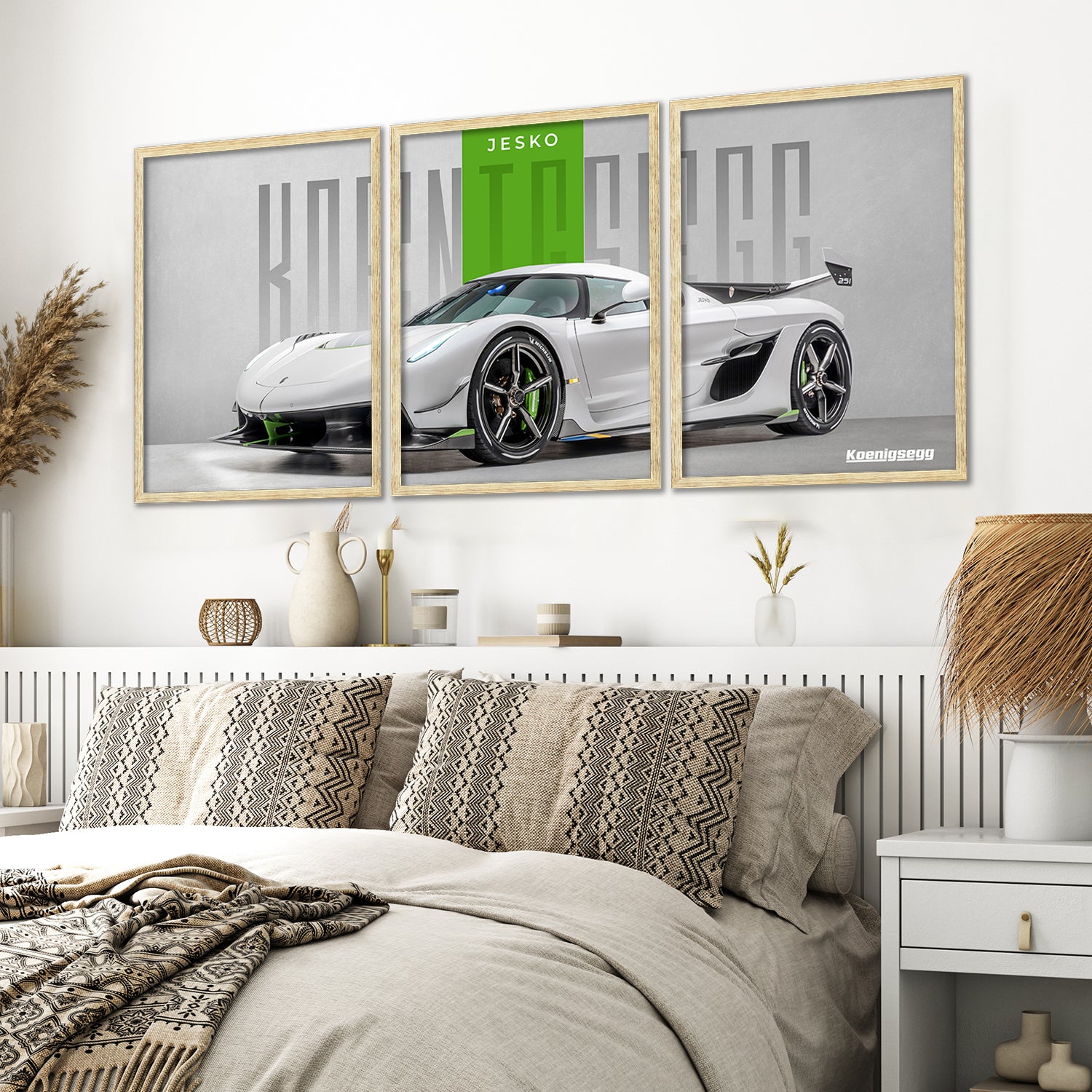 Big Koinegsegg Cars Framed Poster