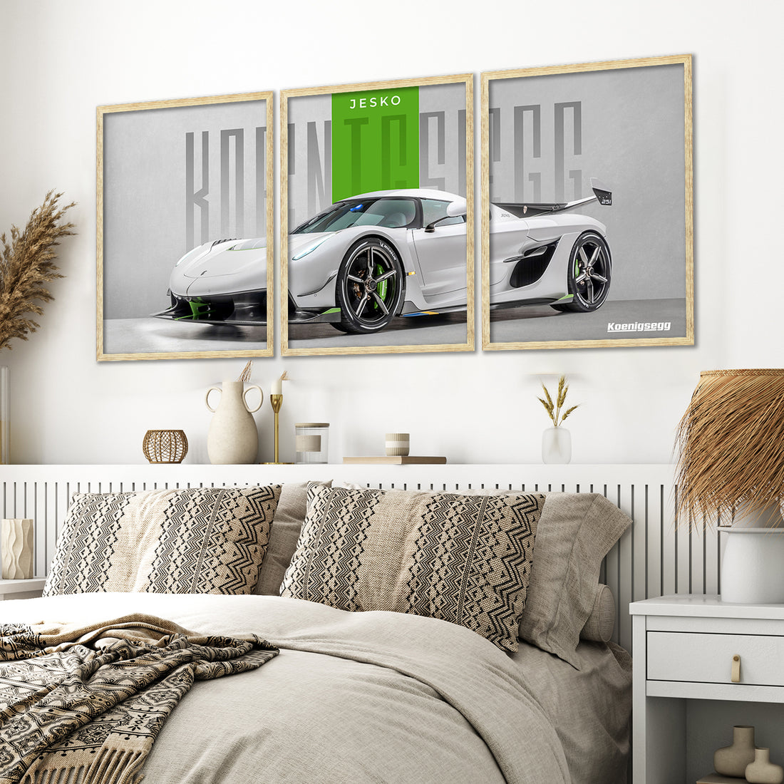 Big Koinegsegg Cars Framed Poster