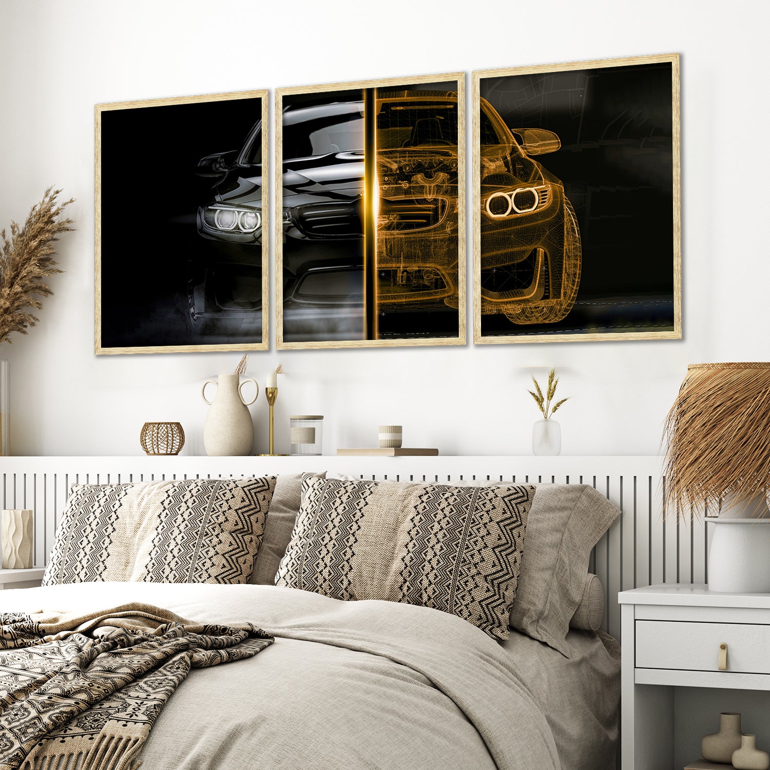 Big BMW Car Framed Posters