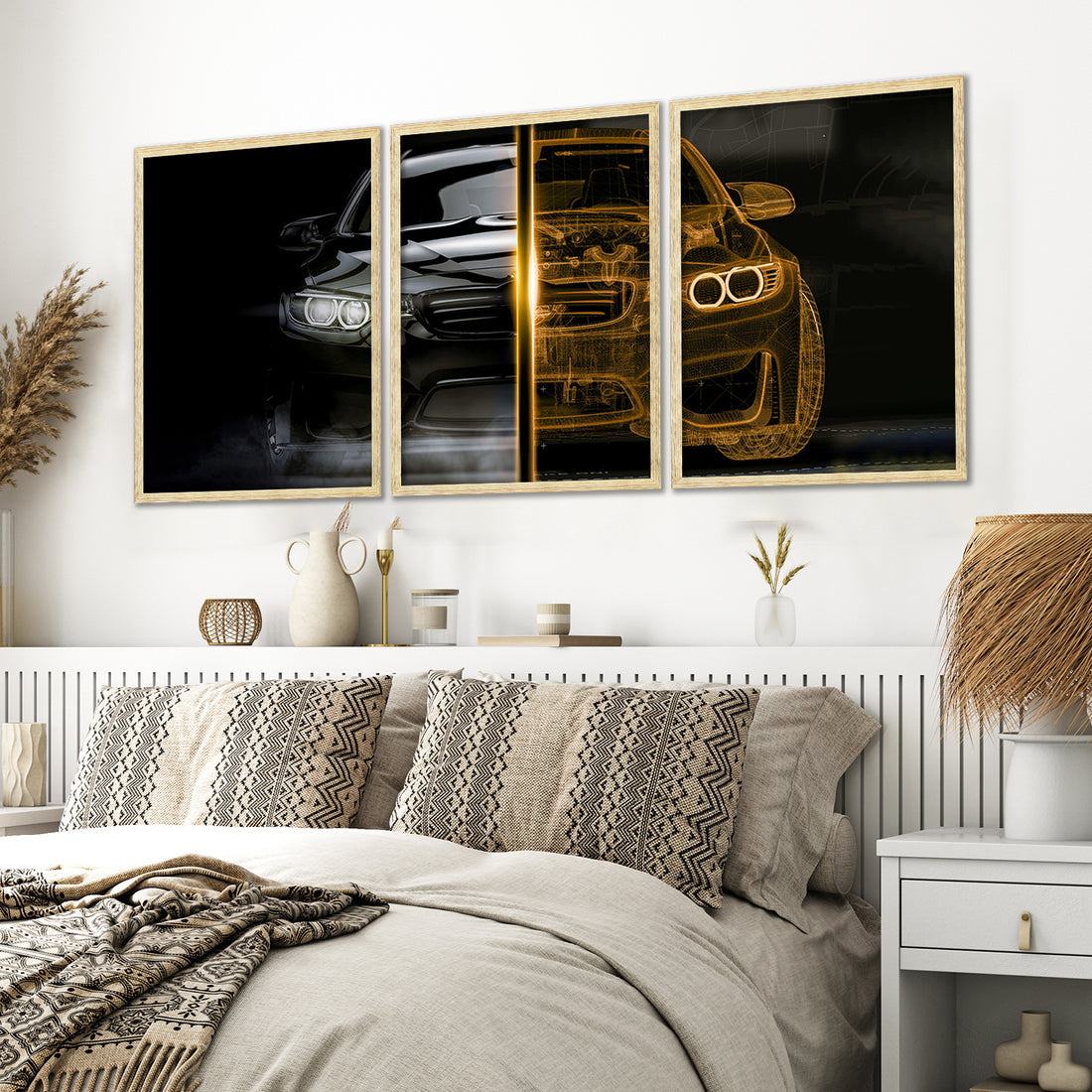 Big BMW Car Framed Posters