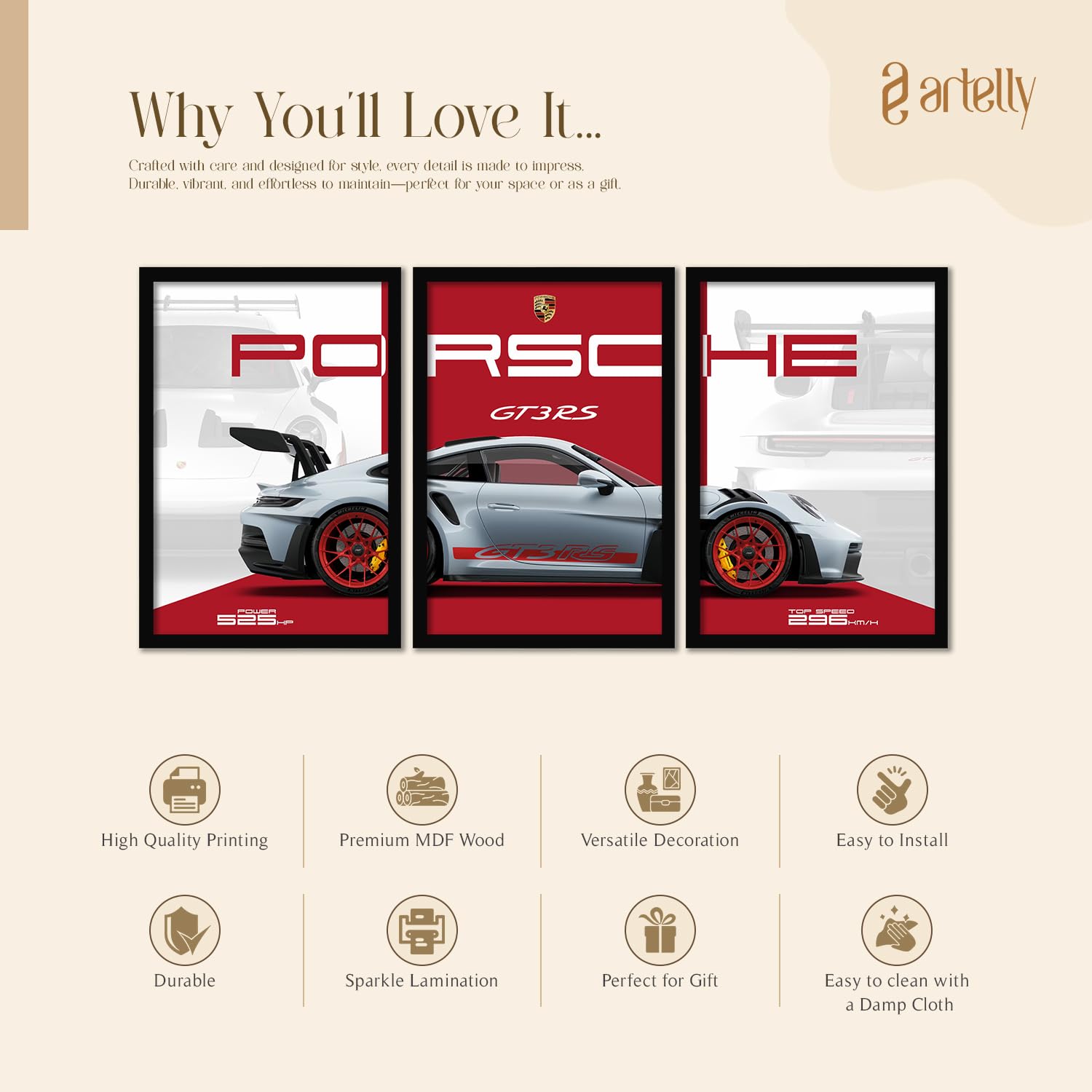 Big Porsche 911 GT3rs Sports Car