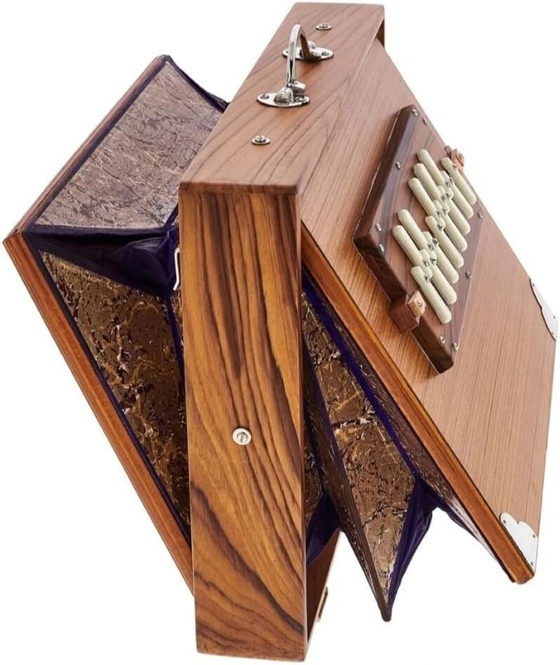 16" Shruti Box, Solid Teak Wood Sur Peti With Bag