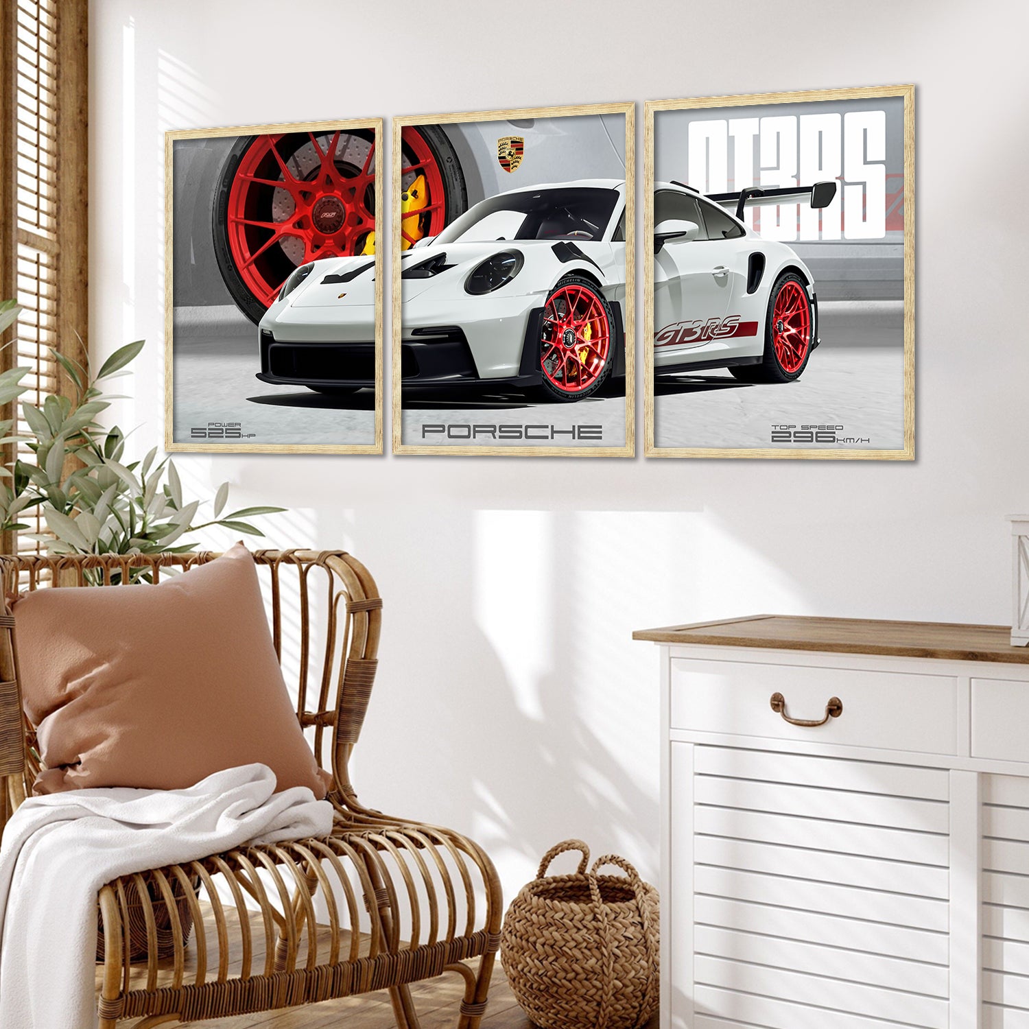 Big Porsche Cars Framed Posters