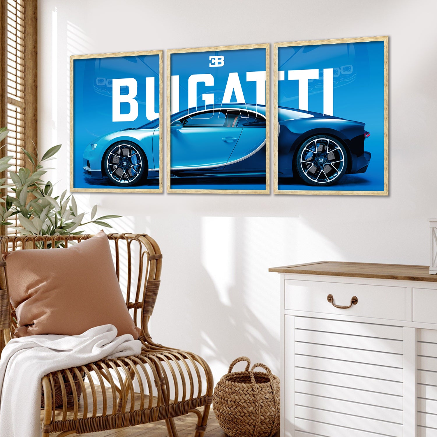 Big Bugatti Cars Framed Posters