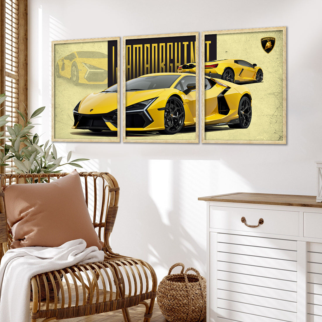 Big Lamborghini Cars Framed Posters