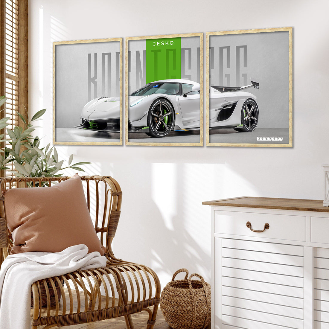Big Koinegsegg Cars Framed Poster