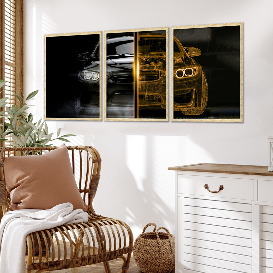 Big BMW Car Framed Posters