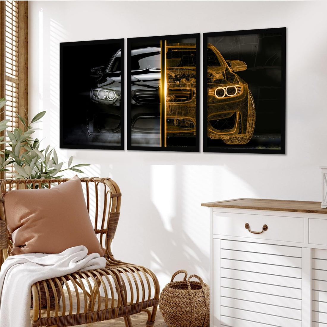 Big BMW Car Framed Posters