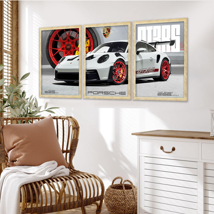 Big Porsche Cars Framed Posters