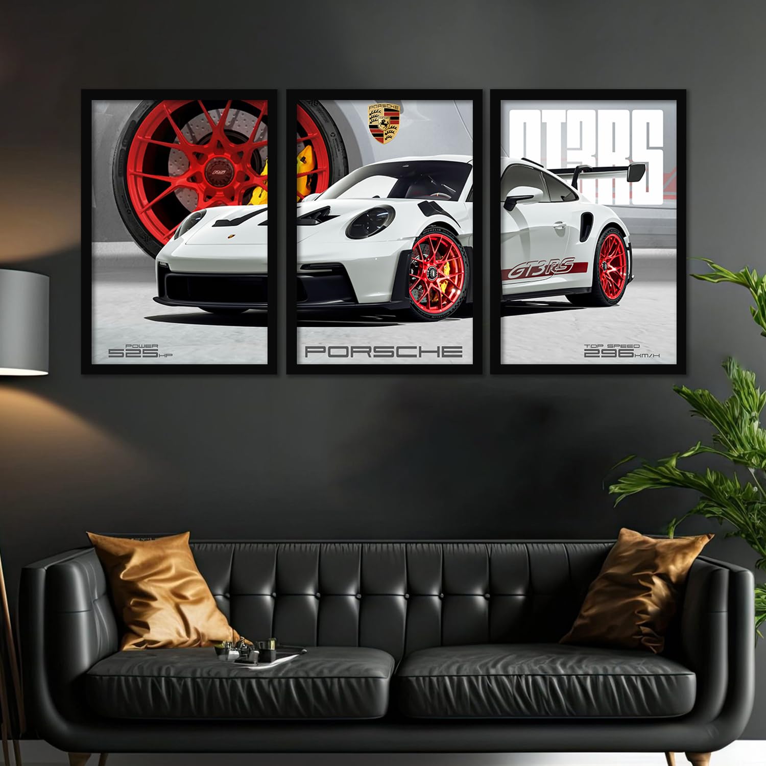 Big Porsche Cars Framed Posters