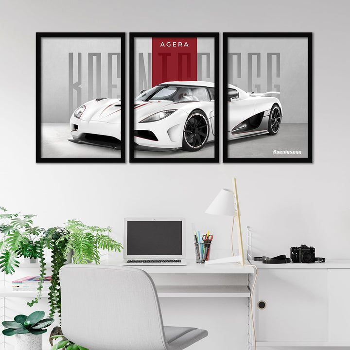 Big Koinegsegg Cars Framed Posters