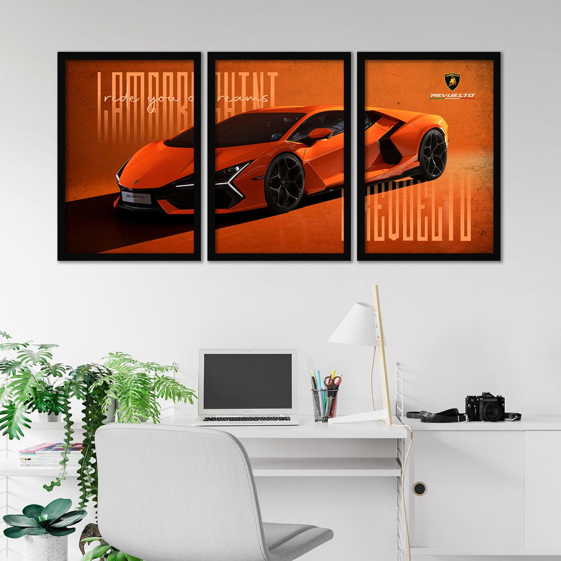 Big Lamborghini Cars Framed Posters