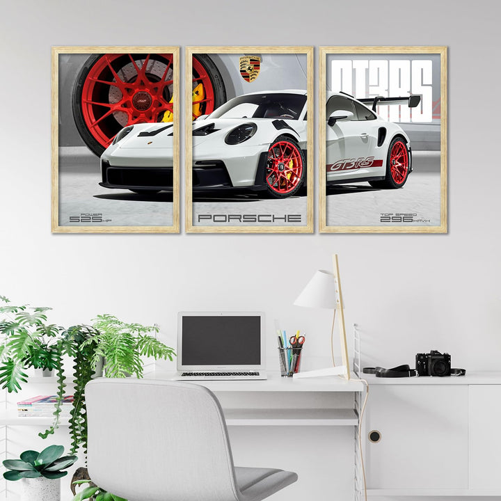 Big Porsche Cars Framed Posters