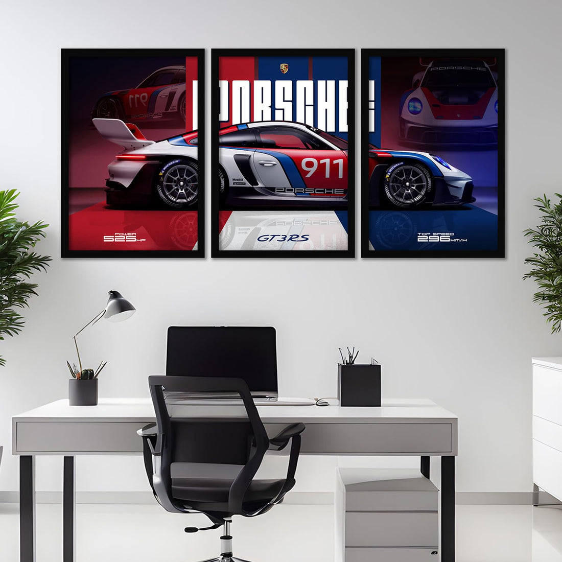 Big Porsche Cars Framed Posters