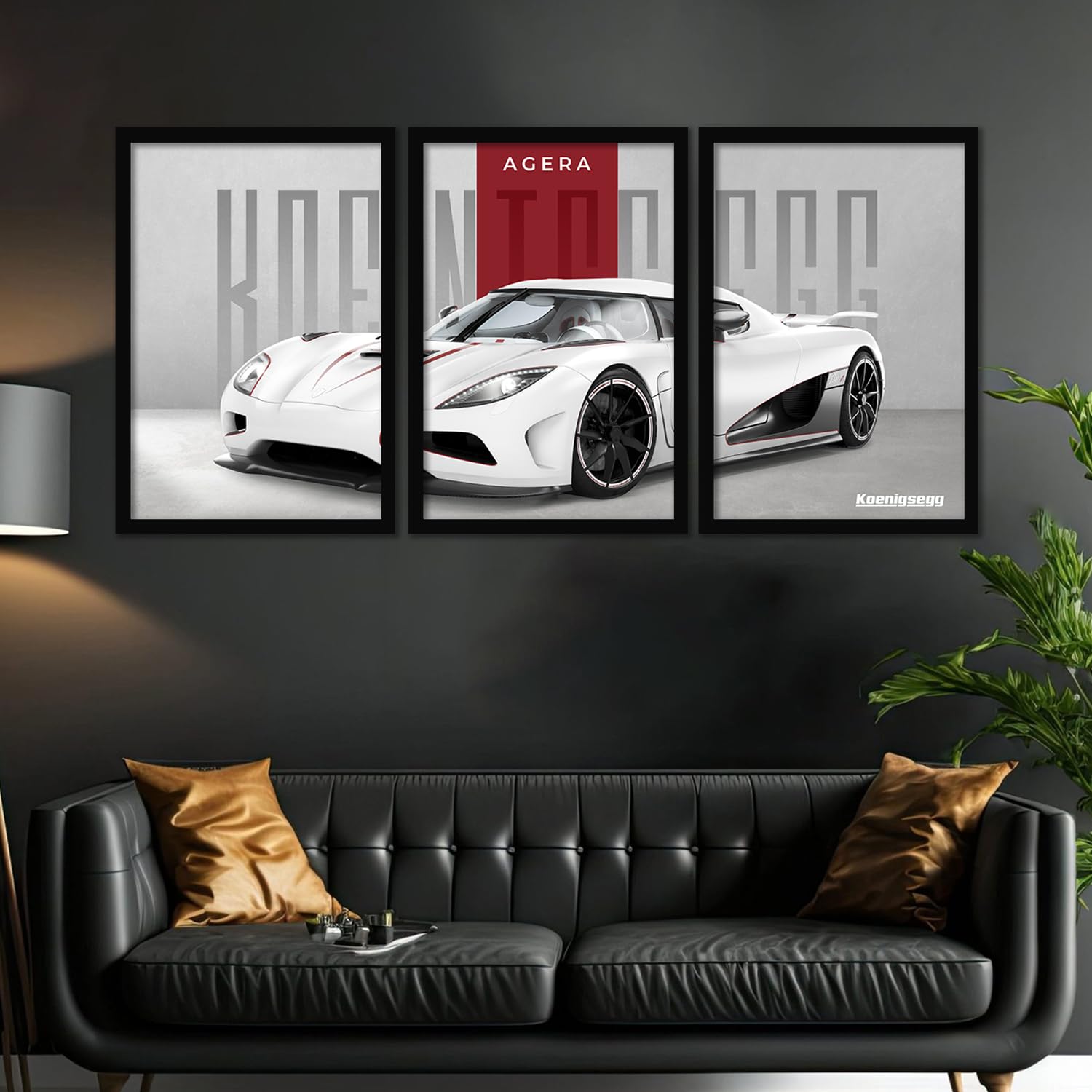 Big Koinegsegg Cars Framed Posters