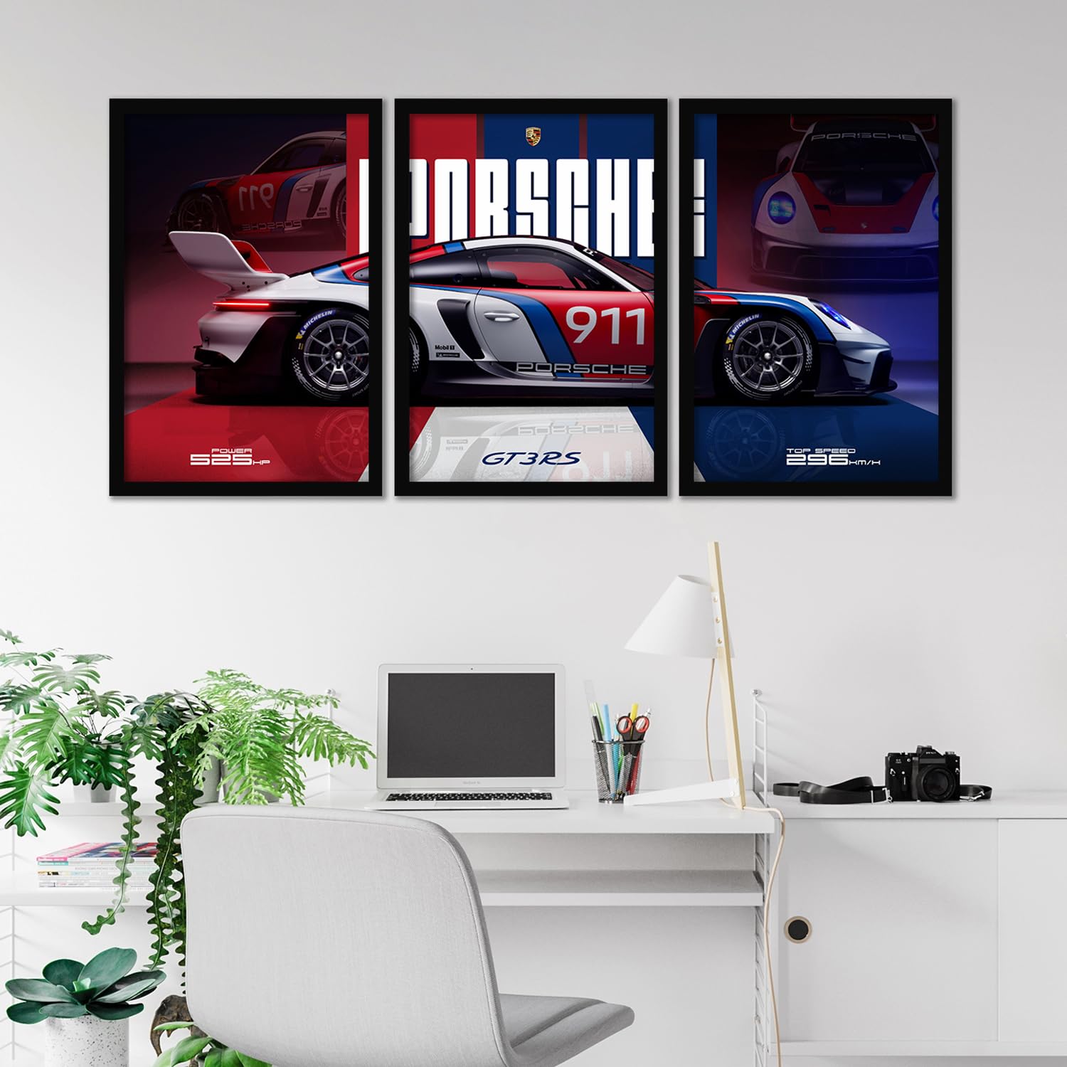 Big Porsche Cars Framed Posters