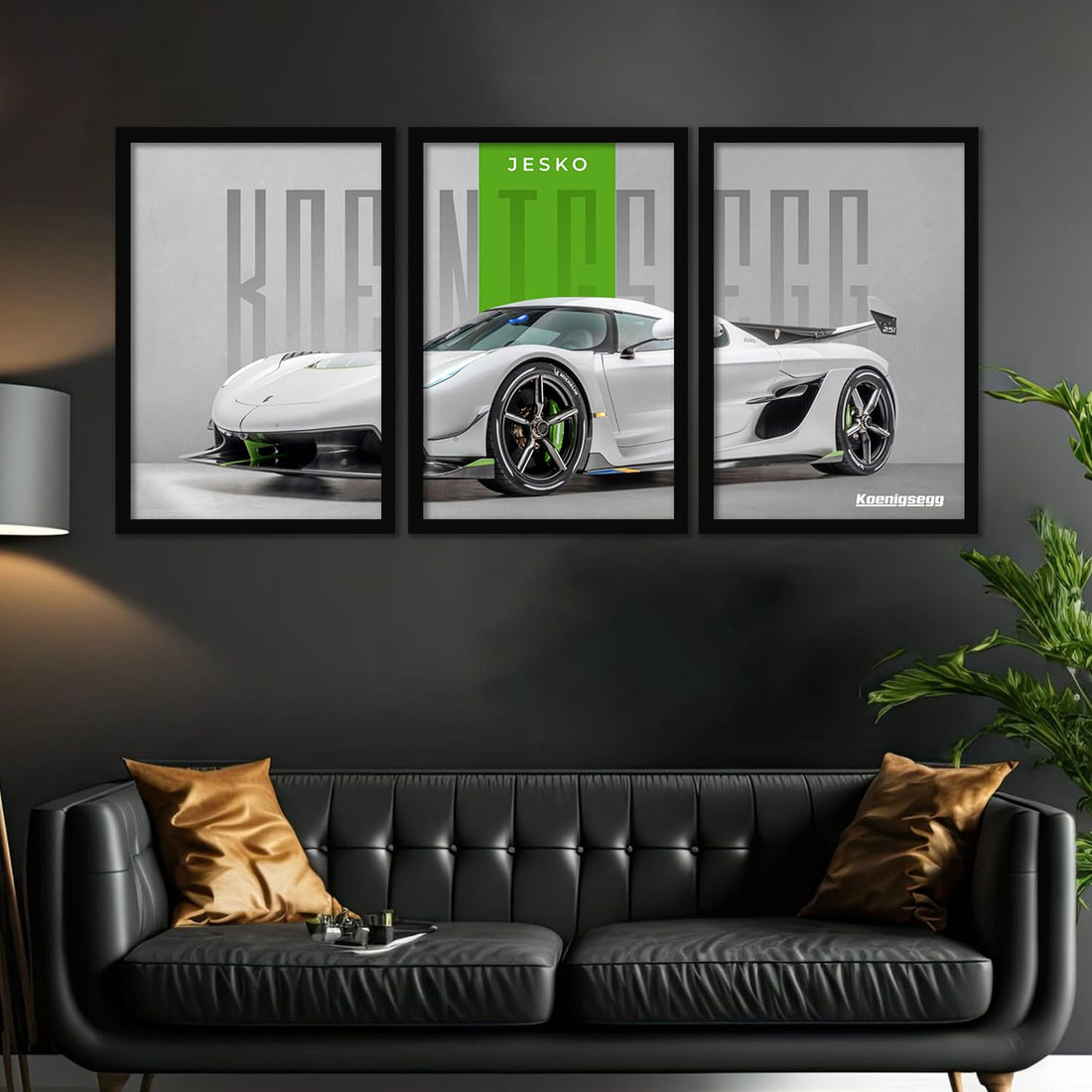 Big Koinegsegg Cars Framed Poster