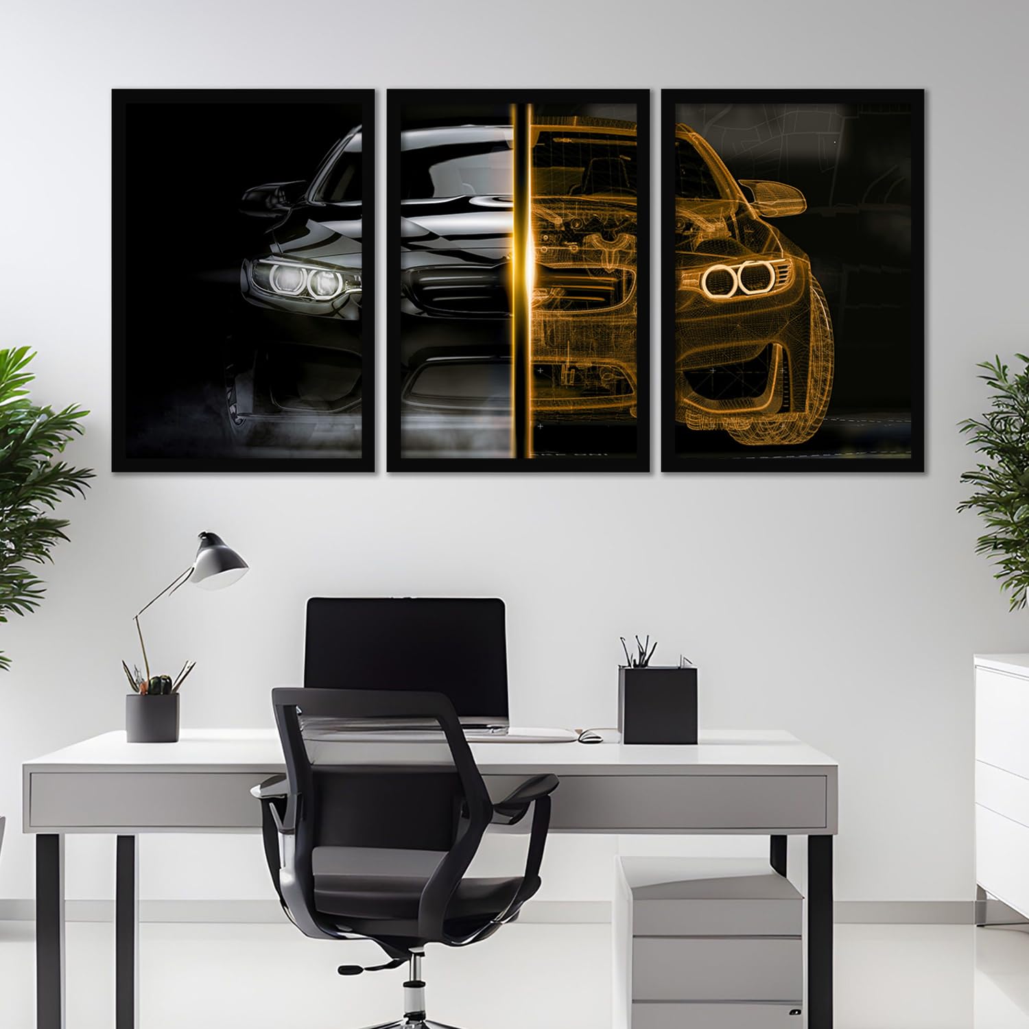 Big BMW Car Framed Posters