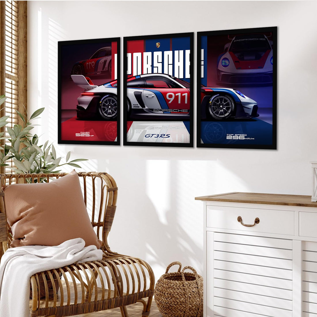 Big Porsche Cars Framed Posters