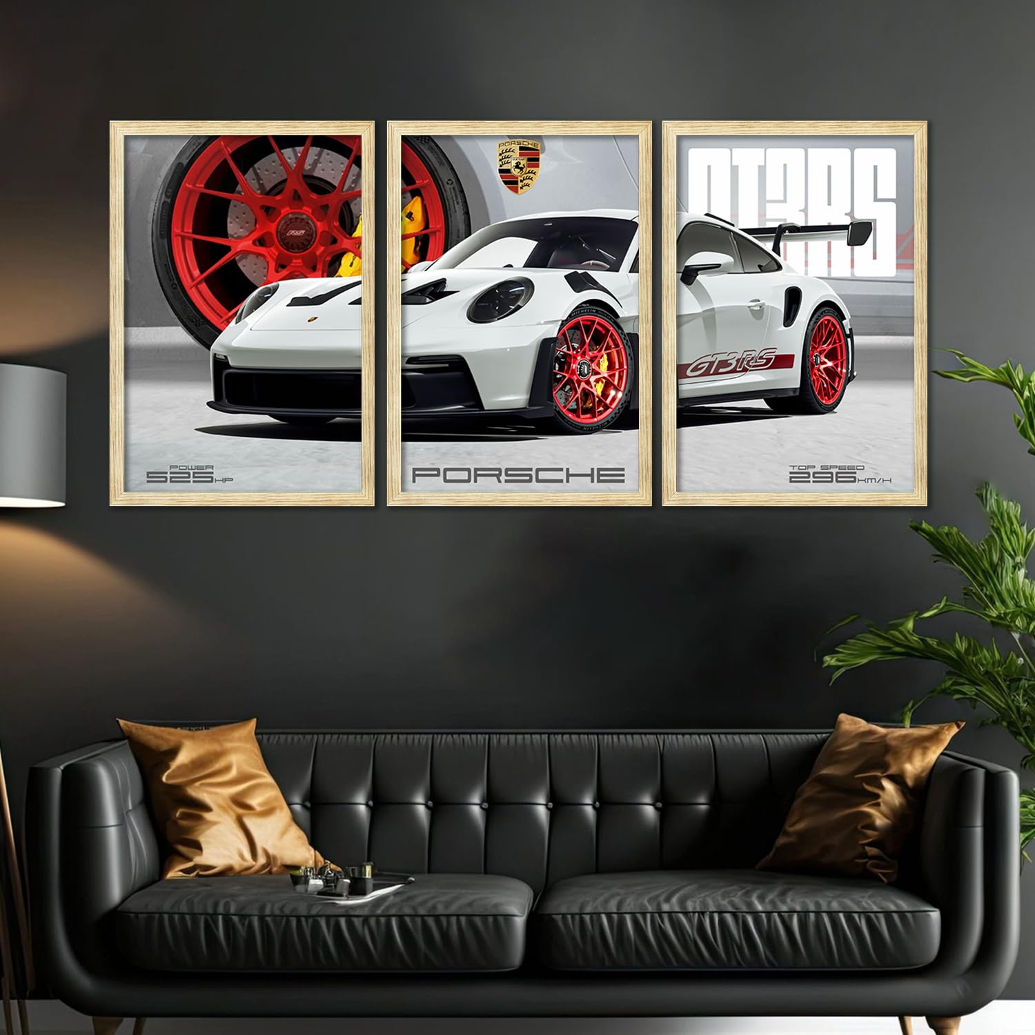 Big Porsche Cars Framed Posters