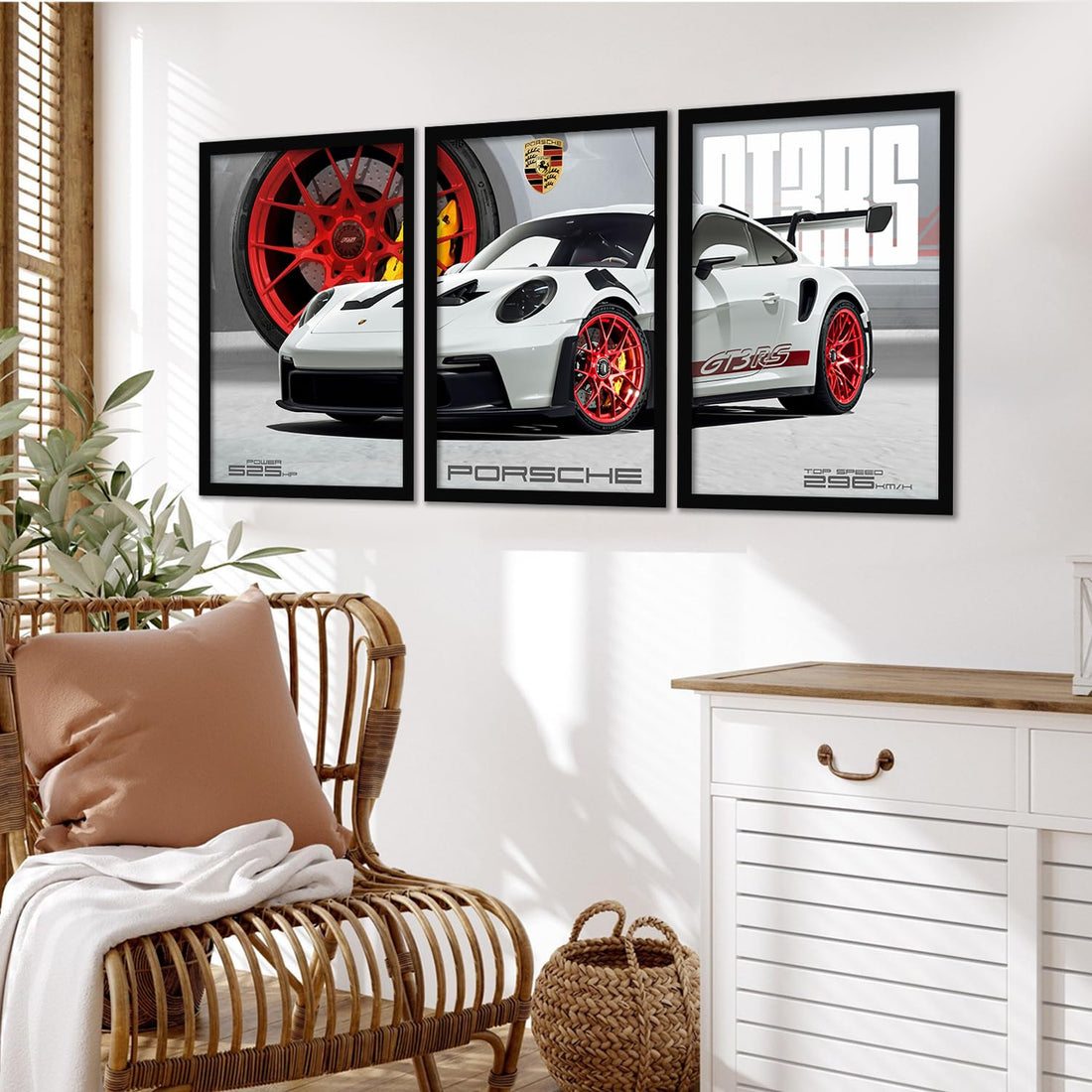Big Porsche Cars Framed Posters