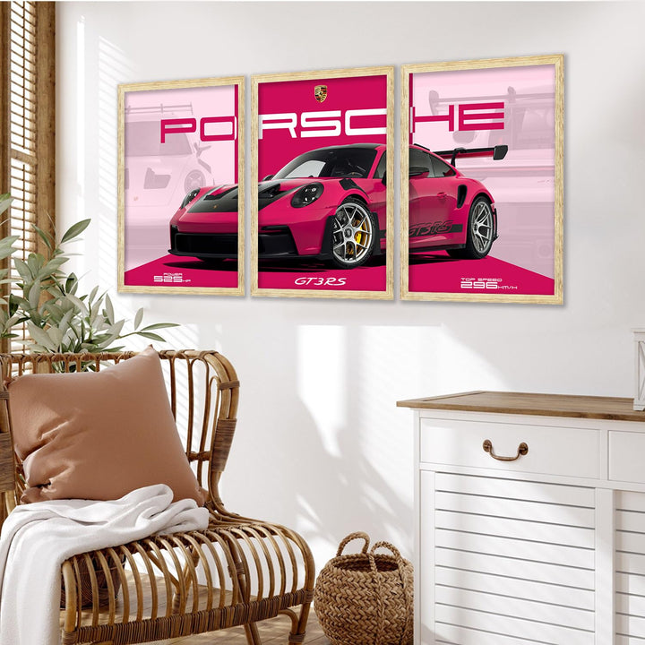 Big Porsche Cars Framed Posters