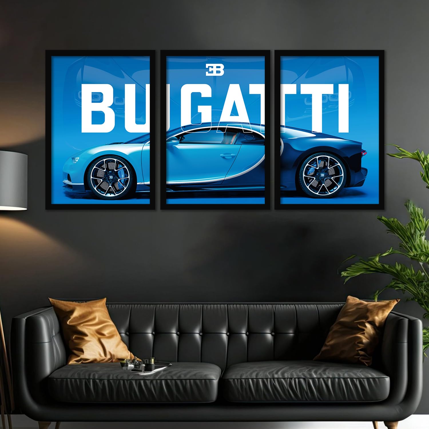 Big Bugatti Cars Framed Posters